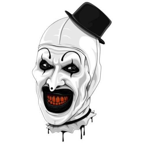 Pochoir Adhésif Repositionnable Les Décoratives - Thème Clown, Format 15 X 39,5 Cm, Neuf