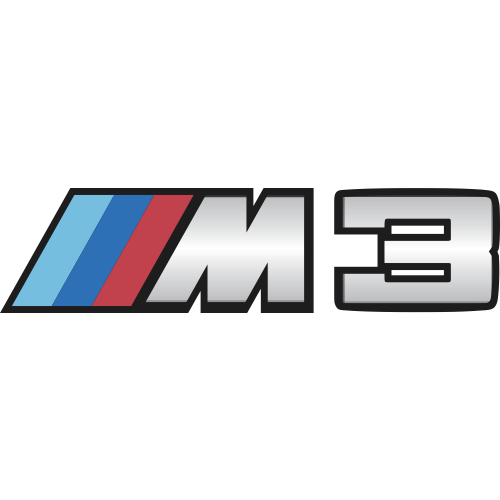 Sticker BMW M3 Logo (2) ref.d18864 MPA Déco
