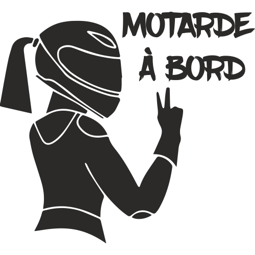 Autocollant Motard à Bord Sticker - Taille : 4 Cm - Couleur : Vert | Rakuten