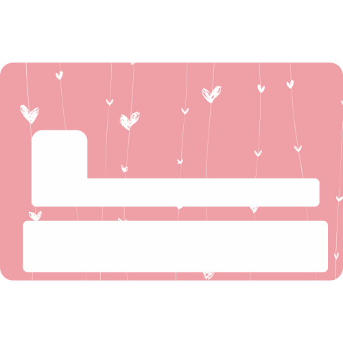 Sticker Cb Coeur - Skin Pour Carte Bancaire - ref.cb037 ...