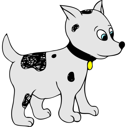 Autocollant Chien Collier Enfant - ref.d12218 | MPA Déco