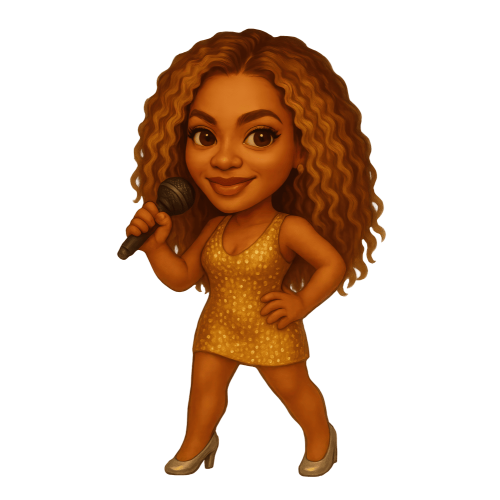 Sticker Beyonce Chibi | MPA Déco
