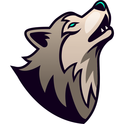 Sticker Loup Logo | MPA Déco