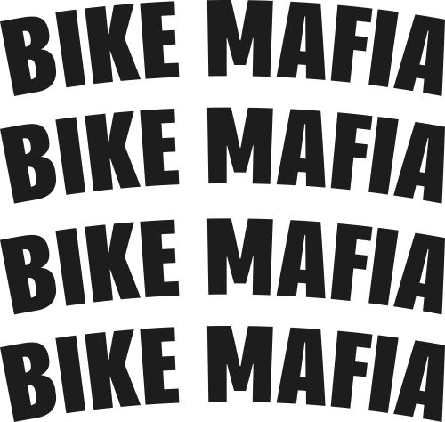 Sticker de Jante Vélo Bike Life BIKE MAFIA (20mm) - Stickers de Jantes Vélo