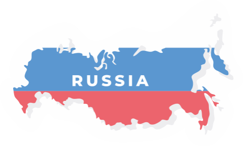 T-shirt Russie Drapeau - Coton Unisexe - Souvenir Voyage Cadeau Patriote