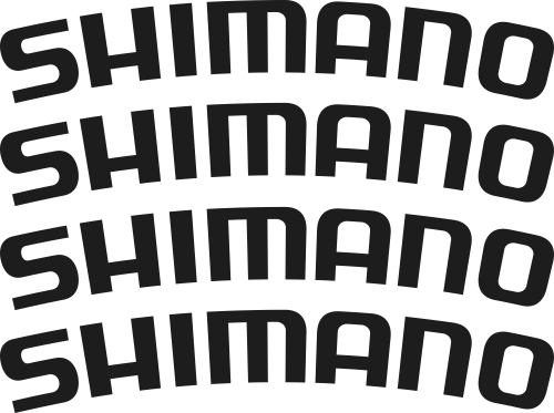 Sticker de Jante Vélo Shimano (20mm) - Stickers de Jantes Vélo