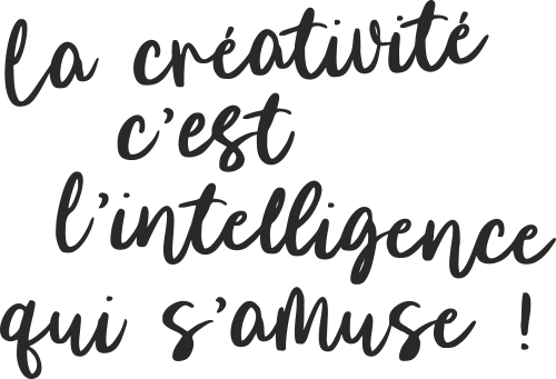 Sticker Citation La Creativite C Est L Intelligence Qui S Amuse Mpa Deco