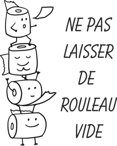 Sticker Rouleau Papier Toilette Ref D Mpa Deco