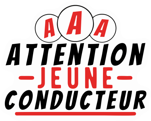 Sticker A Attention Jeune Conducteur - ref.d20277 | MPA Déco
