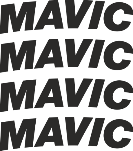 Sticker de Jante Vélo Mavic (20mm) - Stickers de Jantes Vélo