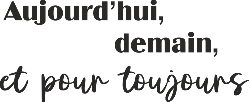 Sticker Citation Amour Pour Toujours Ref D Mpa Deco