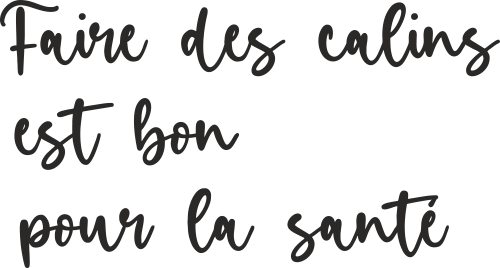 Sticker Citation Faire Des Calins Ref D Mpa Deco