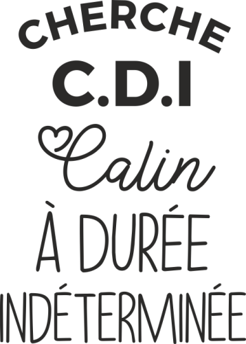 Sticker Citation Calin Duree Indeterminee Ref D Mpa Deco