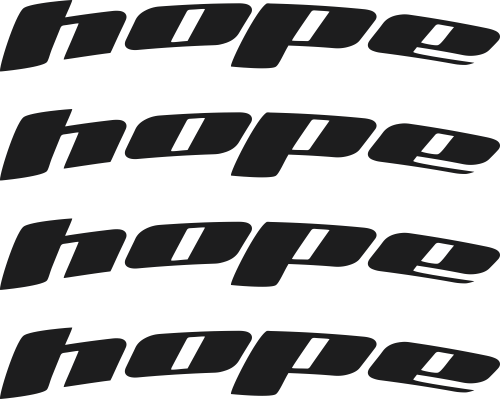 Sticker de Jante Vélo HOPE (20mm) - Stickers de Jantes Vélo