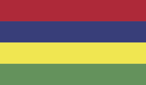Autocollant Drapeau Ile Maurice ref.d9862 MPA Deco
