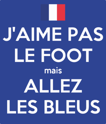 Autocollant Vinyle Équipe De France Football - Brillant, Résistant, Garantie 5 Ans