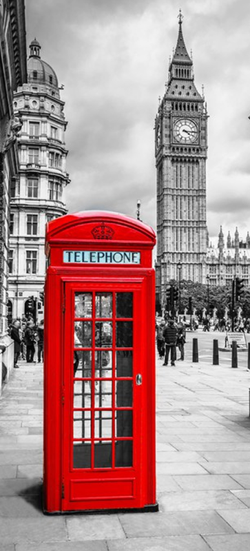 Sticker Frigo Cabine Telephone Big Ben Londres Ref Sf54931121