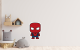Sticker Super Hero Cartoon Araignée - Stickers Super Héros Sticker Super Hero Cartoon Araignée - Stickers Super Héros