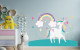Sticker Mural Licorne Arc en Ciel - Stickers Licorne Sticker Mural Licorne Arc en Ciel - Stickers Licorne