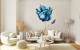 Sticker Fleur Tulipe Bleue Aquarelle - Stickers Fleurs Aquarelle Sticker Fleur Tulipe Bleue Aquarelle - Stickers Fleurs Aquarelle