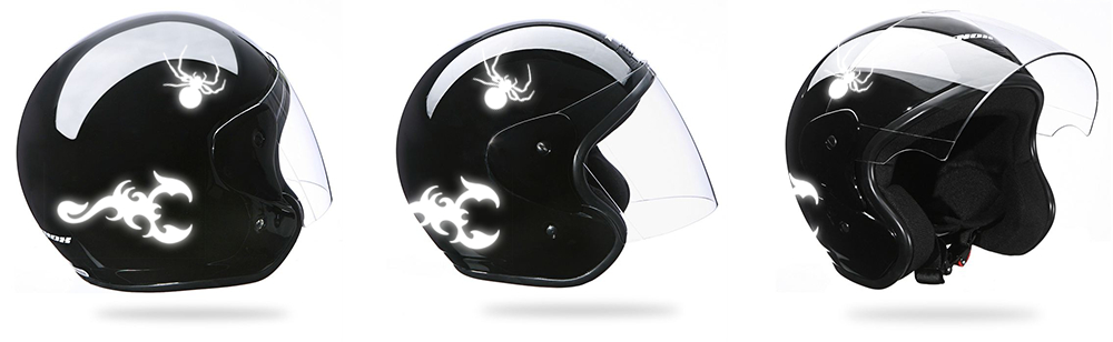 Kit Casque PlayBoy Rétro réfléchissant