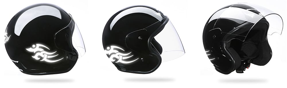 Kit Casque PlayBoy Rétro réfléchissant