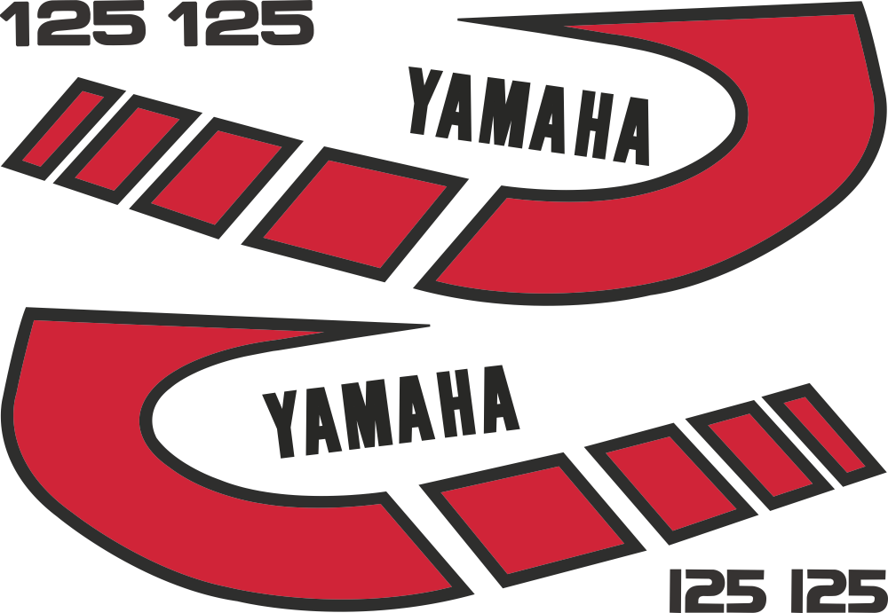 Yamaha 125 TY 1K6 Rouge