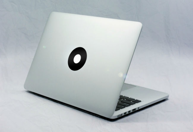 Sticker Macbook Rond