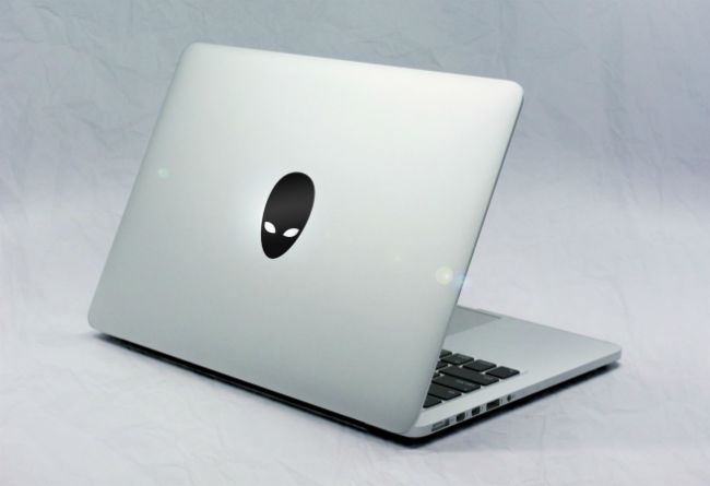 Sticker Macbook Alien