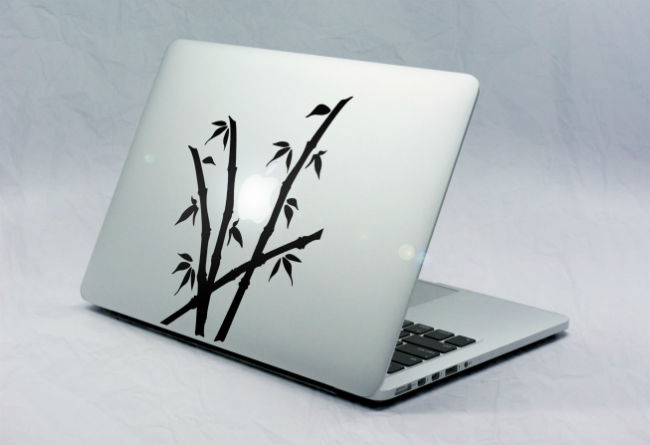 Sticker Macbook Bambou