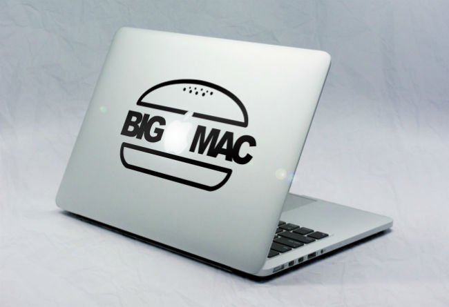 Sticker Macbook Big Mac