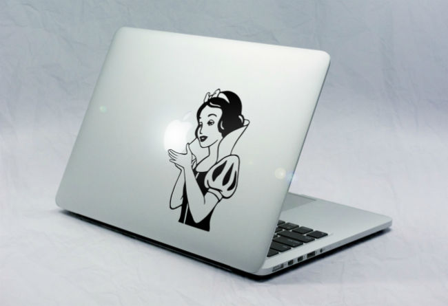 Sticker Macbook Blanche Neige