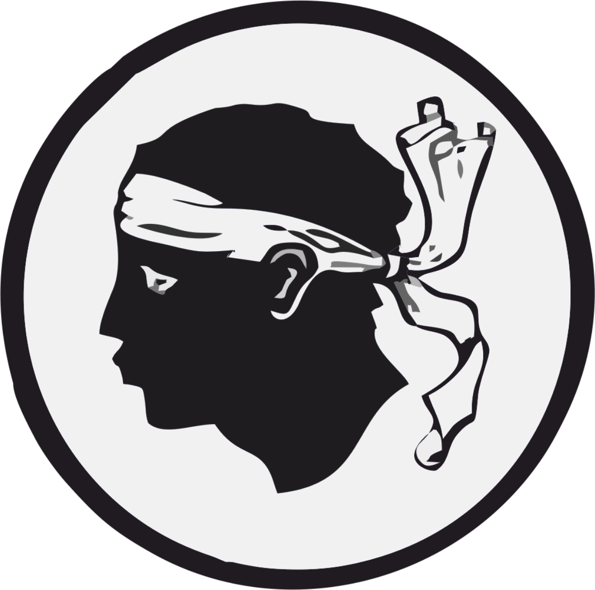 Sticker Adesivi Adesivo Bandiera Biker Moto Ali Corse Corsica - Foto 8