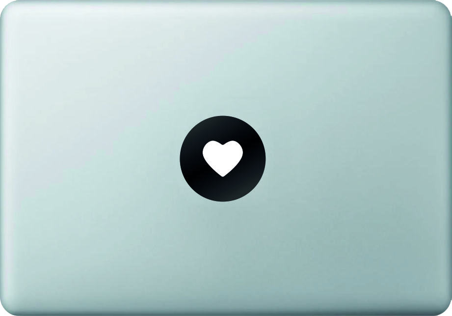 Coeur - Sticker Macbook - ref.8773 | MPA Déco
