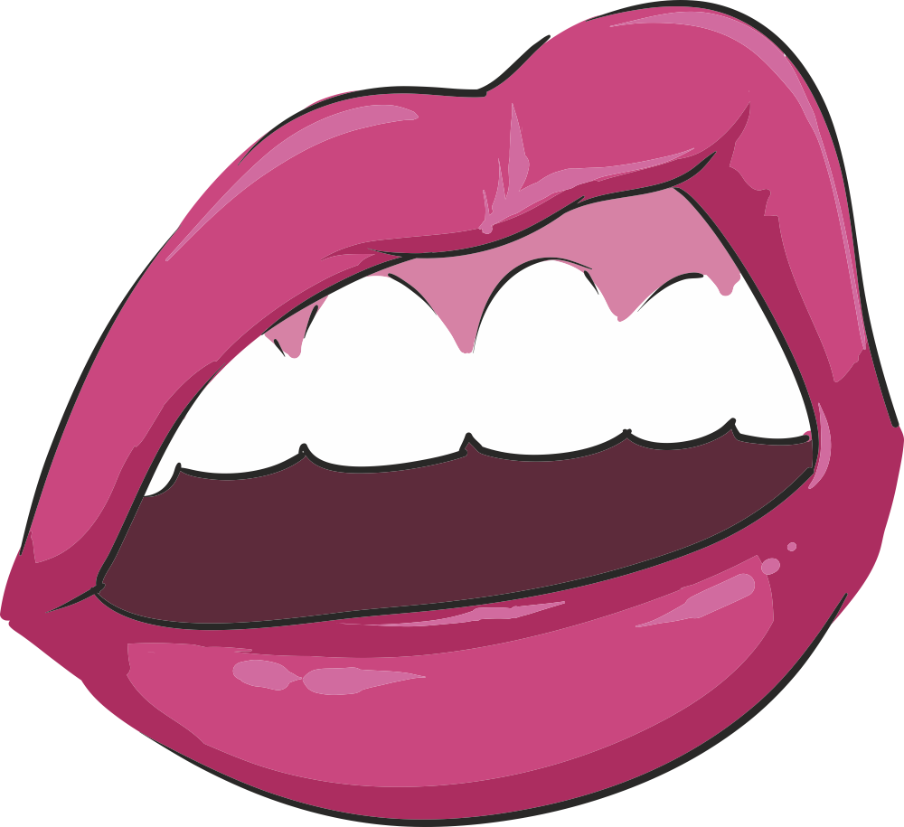 Autocollants Stickers Bouche Multicolores - Neufs, Thème Bon Appétit, Sans Marque