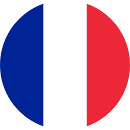Autocollant Drapeau français rond | MPA Déco