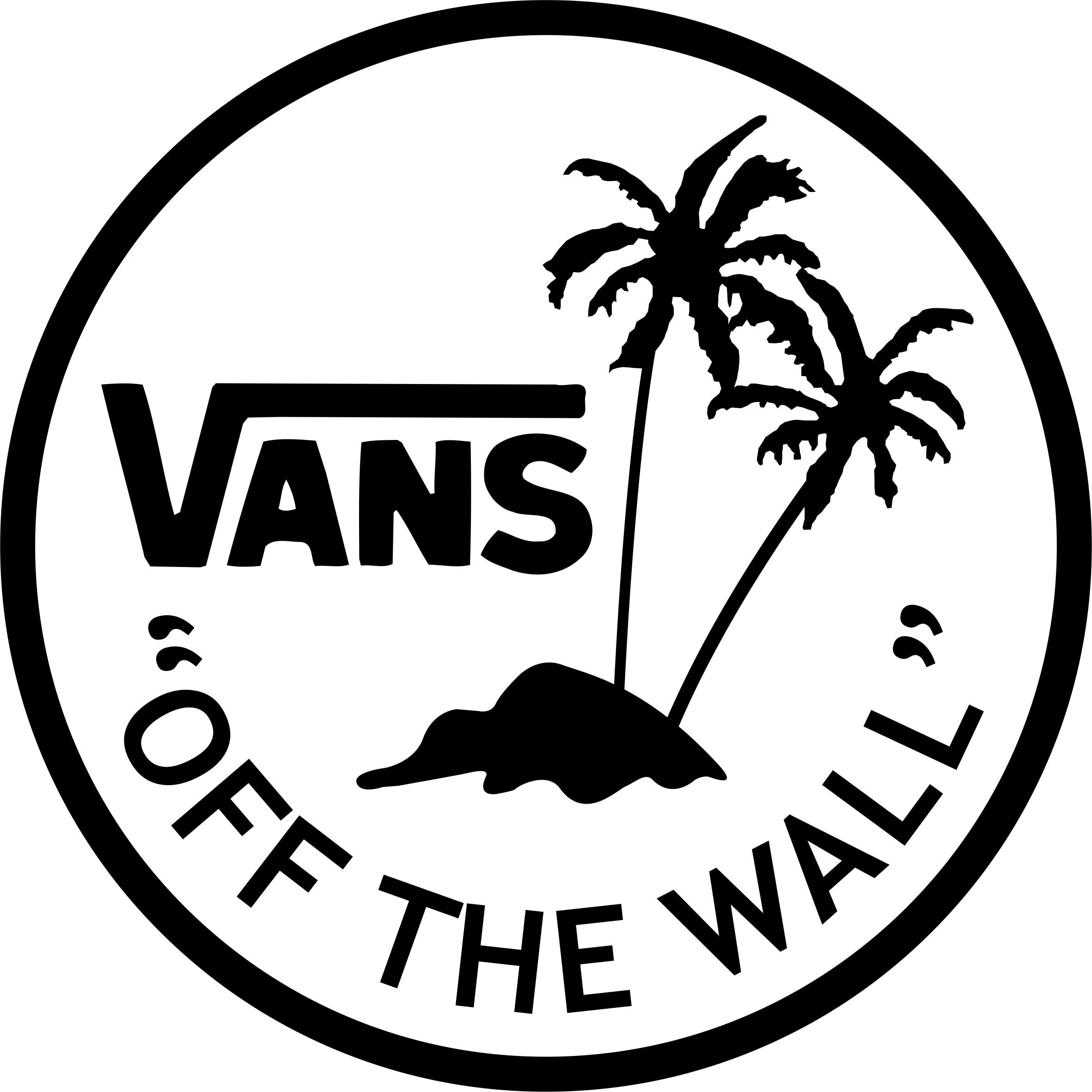Sticker Vans Palmier MPA Déco