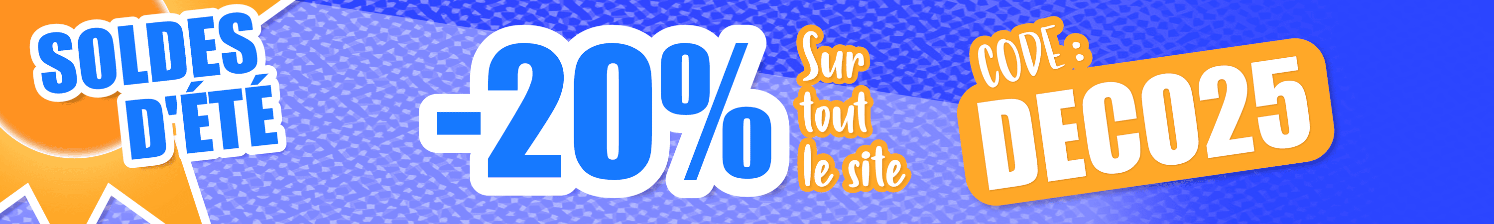 -20% sur tout le site jusqu'au 22 juillet 2025 - MPA Déco