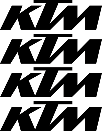 Kit Sticker Moto Retro Réfléchissant KTM - Kits casques rétro réfléchissant