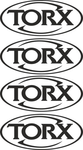 Kit Sticker Moto Retro Réfléchissant TORX - Kits casques rétro réfléchissant