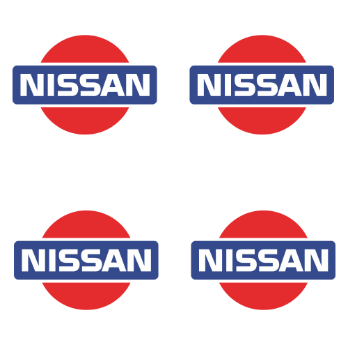 Stickers Jantes Nissan Blanc - Stickers de Jantes Nissan