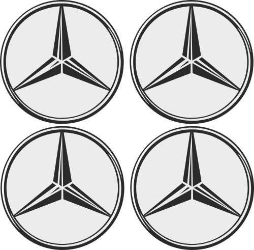 Stickers Jantes Mercedes - Stickers de Jantes Mercedes
