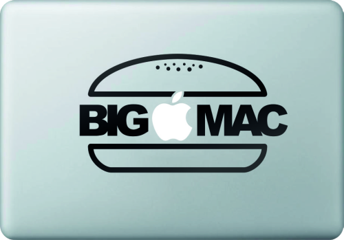 Big Mac - Sticker Macbook - Stickers Macbook