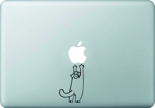 Chat Griffe - Sticker Macbook - Stickers Macbook