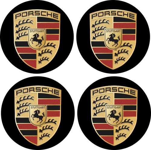 Sticker Jantes Porsche 2 - Stickers de Jantes Porsche