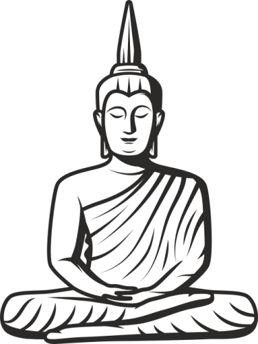 Sticker Mural Zen Bouddha - Stickers Zen
