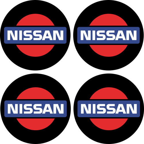 Sticker Jantes Nissan Couleur Noir - Stickers de Jantes Nissan