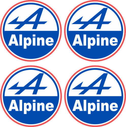 Stickers Jantes Alpine Vintage - Sticker de Jantes Alpine