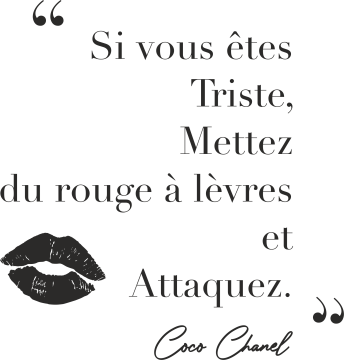 Sticker Citation Coco Rouge A Levre Ref D132 Mpa Deco Sticker Citation Coco Rouge A Levre Ref D132 Mpa Deco