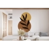 Sticker Minimaliste Boheme Plantes Cercles Sticker Minimaliste Boheme Plantes Cercles